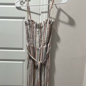 Aeropostale Striped Jumpsuit